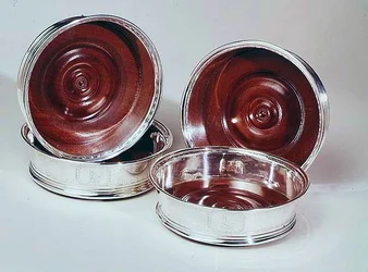 Wine Coaster, Set of Four, George IV, Made by Eley & Fearn